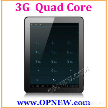 9.7" Build in 3G Phone Tablet WCDMA Phone Call Cortex A9 Android 4.2 IPS Capacitive 1024*768 Bluetooth HDMI 8000mAh OPNEW